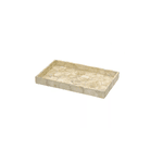Bandeja Em Madrepérola Retangular OffWhite 30x18 Cm