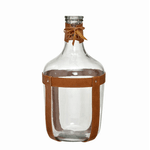 Garrafa Decorativa 38cm Espressione em Vidro Transparente