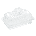 Manteigueira Cristal com Tampa Imperial Lyor
