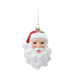 Enfeite Pendurar Rosto Papai Noel Natal 12cm Cromus