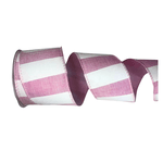 Fita Natalina Rosa e Branco Natal 6,3cmx9,14m