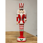 Soldado De Chumbo Em Resina Decoração Luxo Natal