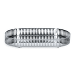 Bandeja Espelhada Prata Em Metal 33cm Mart