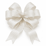 Fita Natalina Aramada 6,3cm Veludo Branco 9,14m