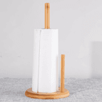 Porta Papel Toalha Suporte Papel Toalha Cozinha Bambu