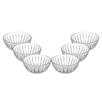 Conjunto 6 Bowls Bangkok 12,5cm x 12,5cm x 6cm Cristal Ecológico Wolff