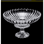 Centro De Mesa 32cm De Cristal Com Pé Geneva Wolff