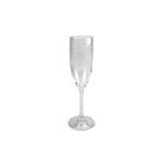 Jogo 2 Taças Champagne Em Acrílico Transparente Bolhas Entrecasa