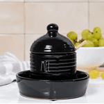 Meleira em Cerâmica com Pratinho Porta Mel 