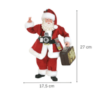 Papai Noel Colecionável Resina Fotógrafo Decoração Natal