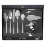Faqueiro Wolff Firenze Aço Inox 25 Peças Luxo Resistente Inox