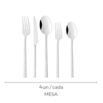 Faqueiro Wolff Firenze Aço Inox 25 Peças Luxo Resistente Inox