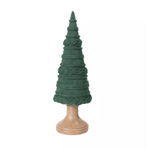 Árvore Decorativa Resina Verde Efeito Tricot Natal 38cm