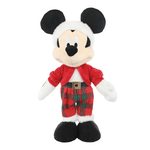 Pelúcia Mickey De Natal em Pé 36cm Xadrez Brinquedo Disney
