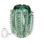 Vaso Decorativo Vidro Murano Verde 23cm Verde
