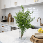 Galho Verde Alecrim Grande Folhagem Artificial P Decoração