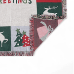 Manta Natal Tricot Decorativa 127x152 Natalina Verde