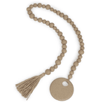 Colar De Mesa Decorativo Polirresina Bege Mart Bege