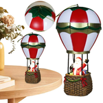 Cenario Pendurar Noel No Balão Com Led Cesta Resina Cromus