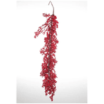 Galho Natalino Grande Berry Azevinho Decoração Natal Vermelho