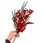 Galho Natalino Berry Enfeite P / Árvore De Natal Guirlanda