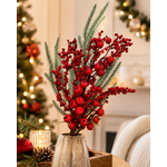Galho Natalino Berry Enfeite P / Árvore De Natal Guirlanda
