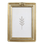 Porta Retrato Poliresina Foto 10x15cm Abelhinha 18,5x13,5cm Dourado