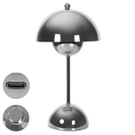 Luminária Mesa Abajur Led Metal Sem Fio Recarregável Usb