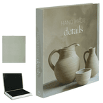 Livro Caixa Hand Made Details Luxo Decoração Cinza