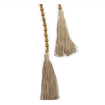 Colar De Mesa Decorativo Em Madeira Caramelo 1,50m Mart