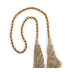 Colar De Mesa Decorativo Em Madeira Caramelo 1,50m Mart