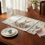 Jogo Americano Páscoa 2 Peças Coelho Ovos Decorados 48x30cm Colorido