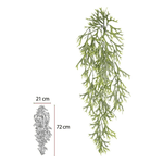 Planta Artificial Folhagem Chifre Veado Pendurar X77 Verde