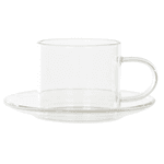 Jogo 4 Xícaras Para Café Vidro Borrossilicato 70ml