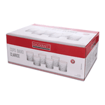 Jogo 6 Copos Baixo De Vidro Clarice Transparente 350ml 