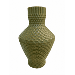 Vaso Decorativo Verde Com Textura Decore Home 30 Cm