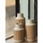 Vaso Decorativo Metal Off Com Palha P 18cm Entrecasa
