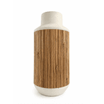 Vaso Decorativo Metal Off Com Palha M 35cm Entrecasa