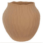 Vaso Decorativo Cerâmica Terracota Areia Textura Orgânico