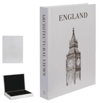 Livro Caixa England Architectural Luxo Decoração
