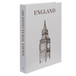 Livro Caixa England Architectural Luxo Decoração