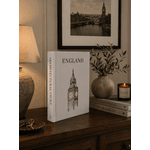 Livro Caixa England Architectural Luxo Decoração