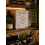 Livro Caixa La Pasta Luxo Decoração Cozinha Nicho