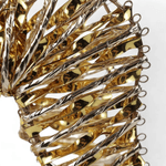 Natal Anjo Decorativo Aramado Dourado 30cm Decoração Natal