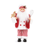 Enfeite Papai Noel Ginger Confeiteiro 45cm Cromus Natal