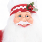 Enfeite Papai Noel Ginger Confeiteiro 45cm Cromus Natal