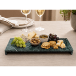 Bandeja Decorativa Lavabo Banheiro Servir 40cm Mármore Verde