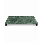 Bandeja Decorativa Lavabo Banheiro 30cm Em Mármore Verde