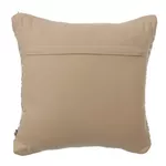 Almofada Decorativa Em Algodão Tramas Areia E Branco