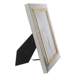 Porta Retrato Metal Double 13x18cm Prata e Dourado